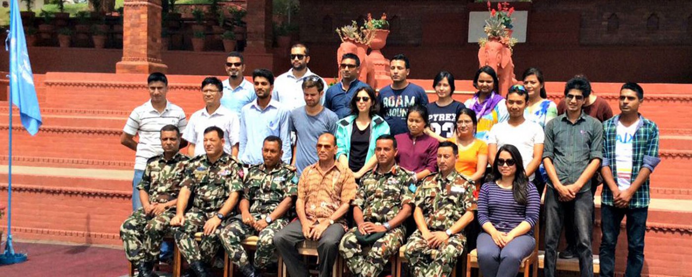 ICMS faculty and students visit Army Birendra Peace Operation Training Centre in Panchkhal, Nepal