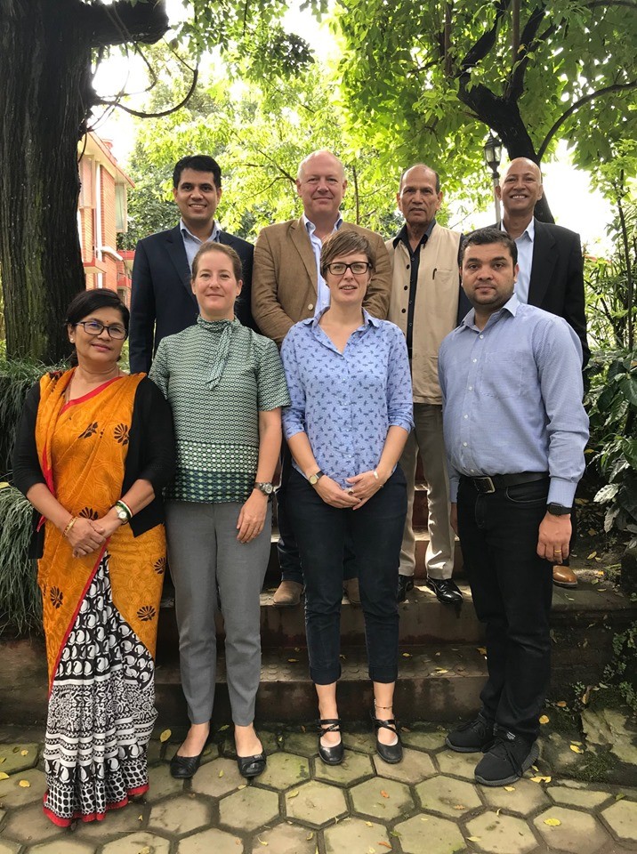 Discussion meeting was held at the Institute of Crisis Management Study, Tribhuvan University (ICMS, TU) with the team of ICMS, DFID and UK Aid